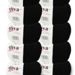 Diva Natural Cotton Baby 2111 Siyah (10 lu Paket)