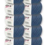 Diva Natural Cotton Baby 2113 İndigo (10 lu Paket)