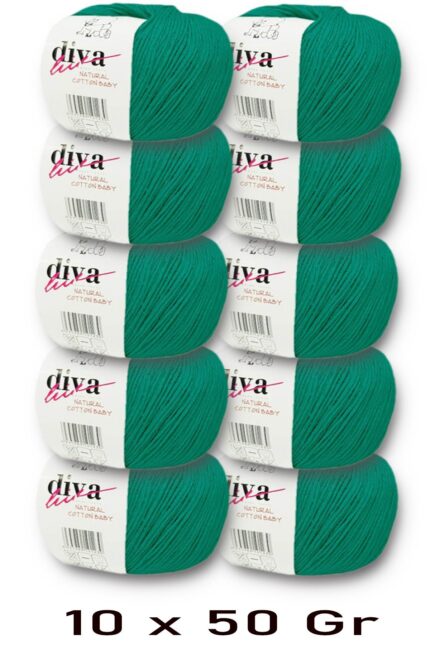 Diva Natural Cotton Baby 2121 Benetton (10 lu Paket)