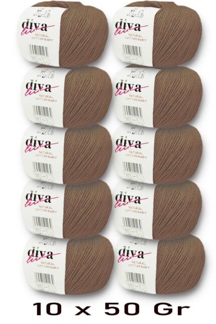 Diva Natural Cotton Baby 222 (10 lu Paket)
