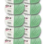 Diva Natural Cotton Baby 487 Su Yeşili (10 lu Paket)