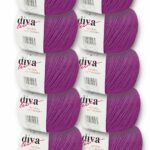 Diva Natural Cotton Baby 60 Mürdüm (10 lu Paket)