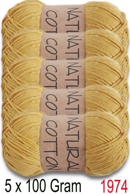 Diva Natural Cotton 1974 Hardal (5 li Paket)