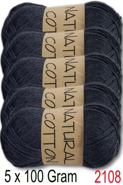 Diva Natural Cotton 2108 Antrasit (5 li Paket)