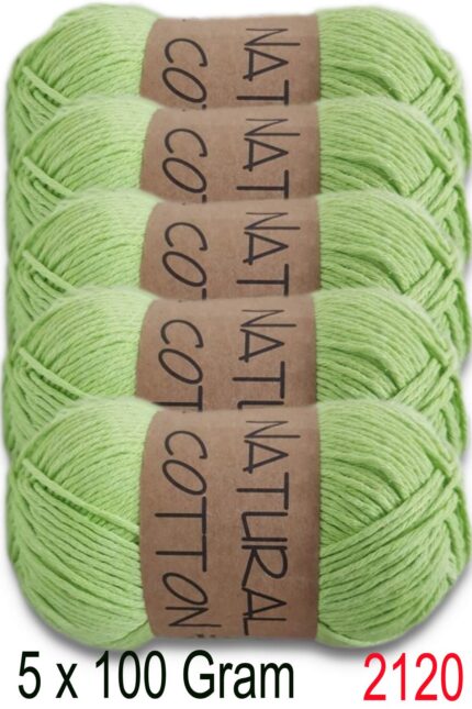 Diva Natural Cotton 2120 Fıstık Yeşili (5 li Paket)