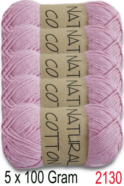 Diva Natural Cotton 2130 Toz Pembe (5 li Paket)