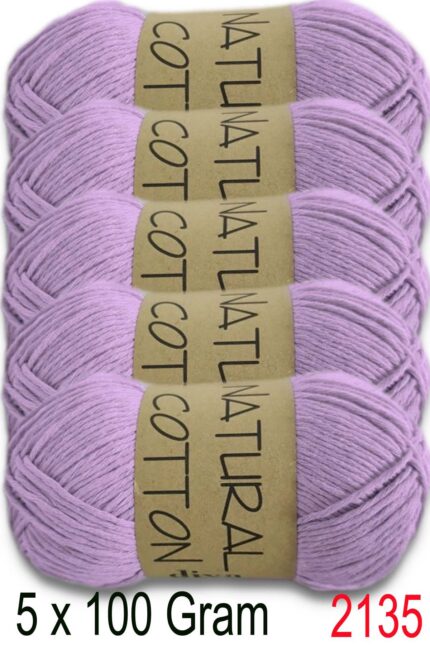 Diva Natural Cotton 2135 Lila (5 li Paket)