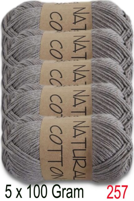 Diva Natural Cotton 257 Vizon (5 li Paket)