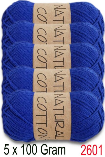 Diva Natural Cotton 2601 Saks Mavisi (5 li Paket)