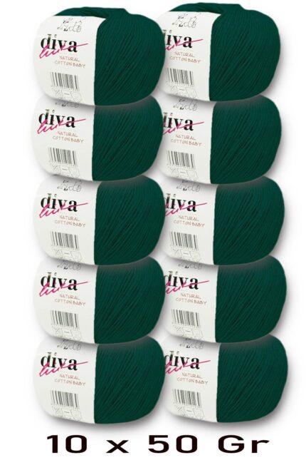 Diva Natural Cotton Baby 190 Ördek Başı (10 lu Paket)
