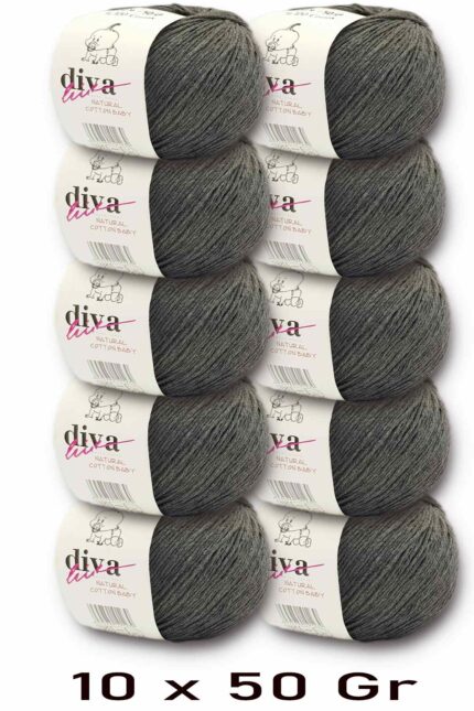 Diva Natural Cotton Baby 1979 Haki (10 lu Paket)