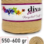 550-600 Gram Lüks Penye Kumaş İplik - T Shirt Yarn - Fabric 219 Nohut (6 lı Paket)