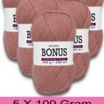 Bonus 5 x 100 Gr Klasik Lüx Akrilik İplik 823