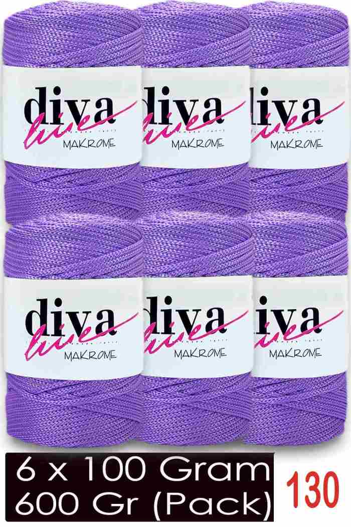 Diva Makrome İpi 130 ( 6 lı Paket ) - Görsel 1