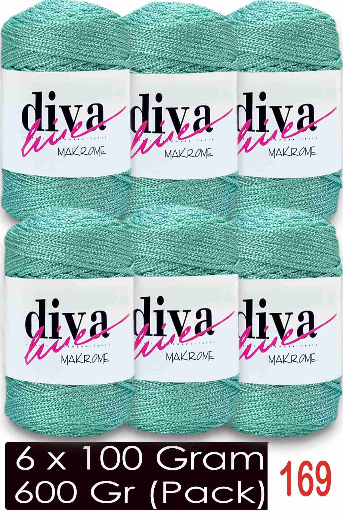 Diva Makrome İpi 169 ( 6 lı Paket ) - Görsel 1