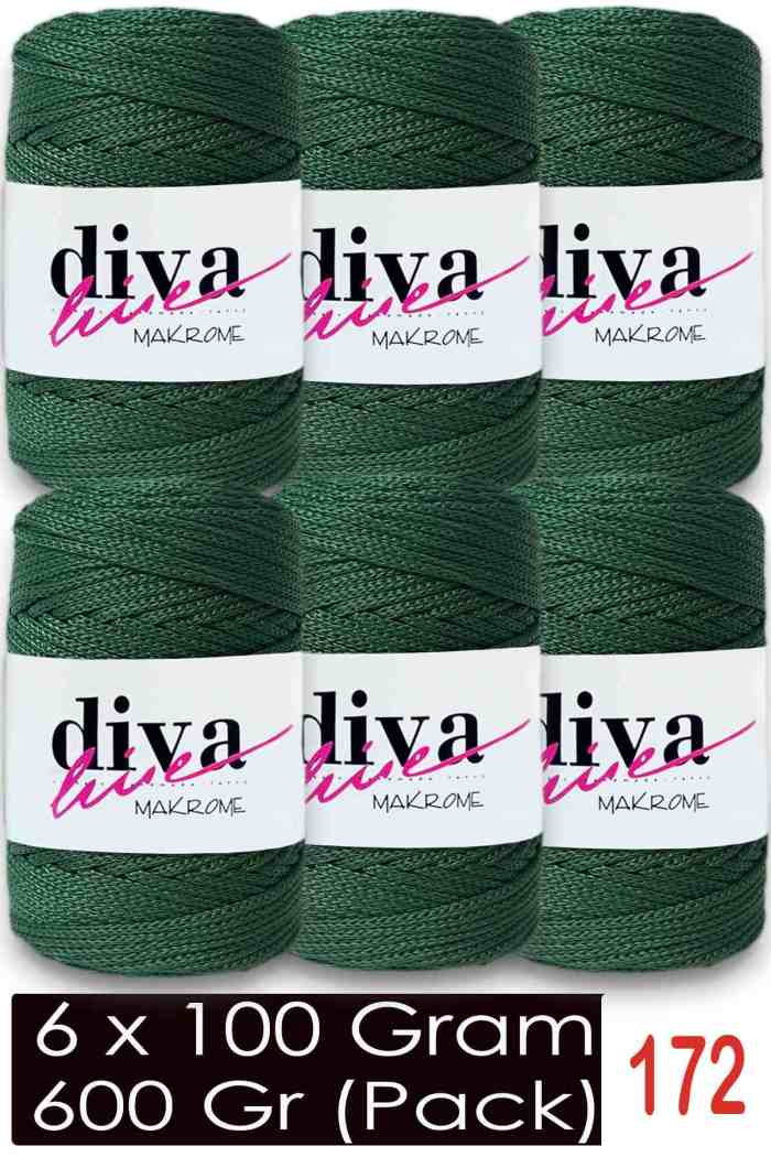 Diva Makrome İpi 172 ( 6 lı Paket ) - Görsel 1