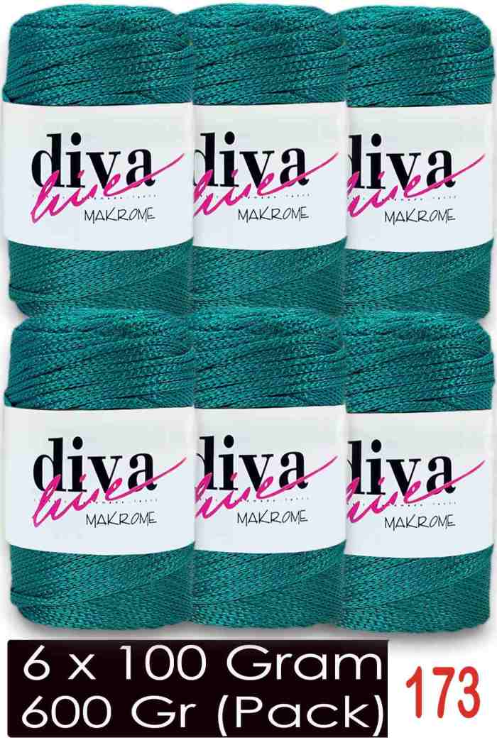 Diva Makrome İpi 173 ( 6 lı Paket ) - Görsel 1