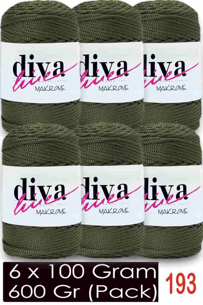 Diva Makrome İpi 193 ( 6 lı Paket ) - Görsel 1