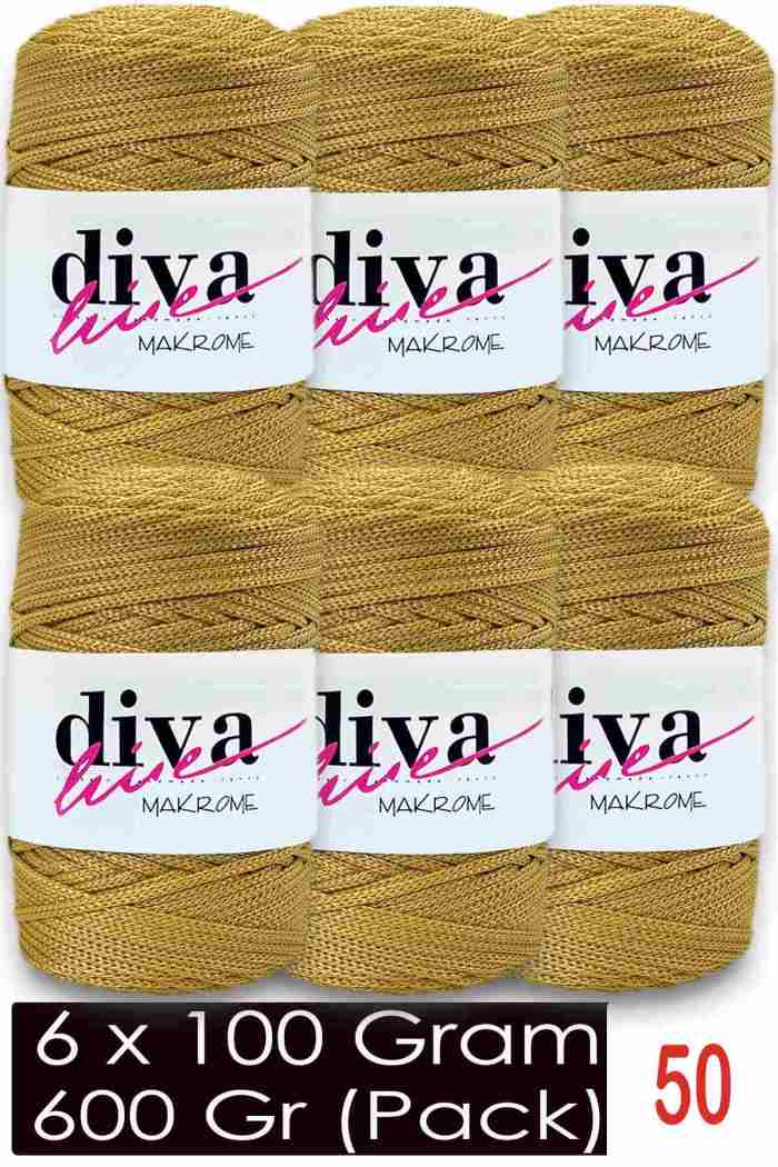 Diva Makrome İpi 50 ( 6 lı Paket ) - Görsel 1