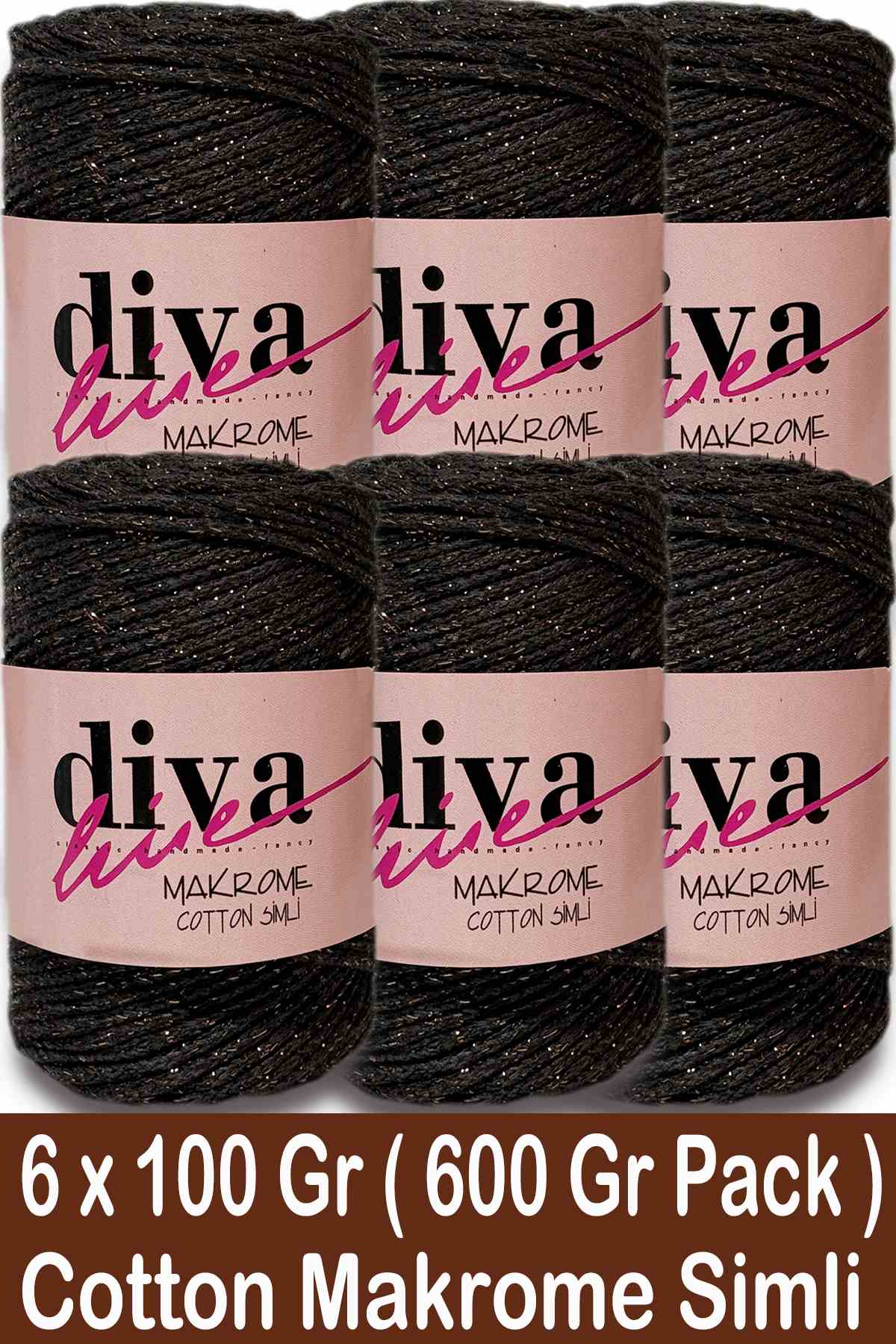 Diva Makrome Cotton Simli 169 BKR ( 6 lı Paket ) - Görsel 1