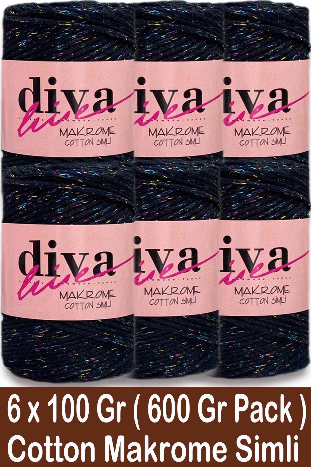 Diva Makrome Cotton Simli 2111 MLT ( 6 lı Paket ) - Görsel 1