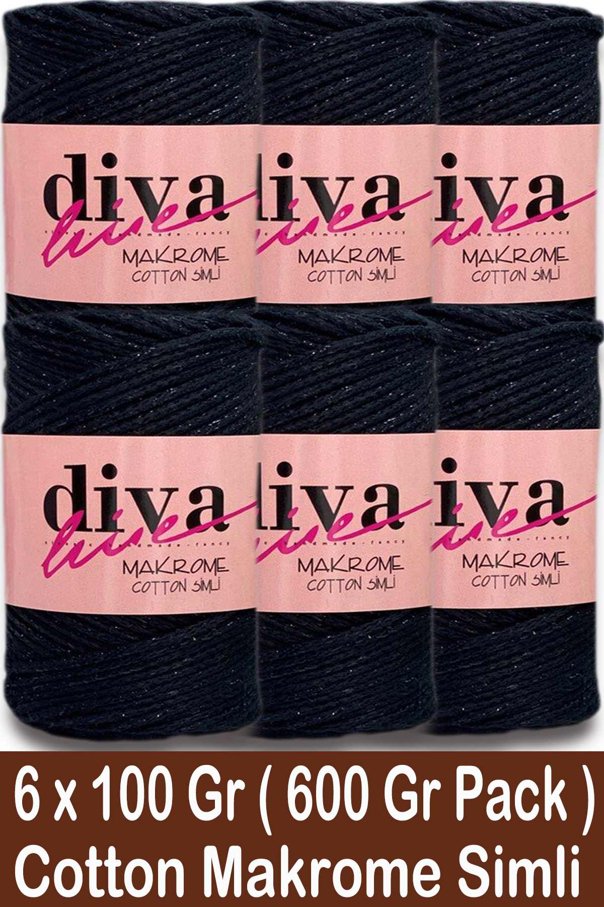 Diva Makrome Cotton Simli 2111 SYH ( 6 lı Paket ) - Görsel 1