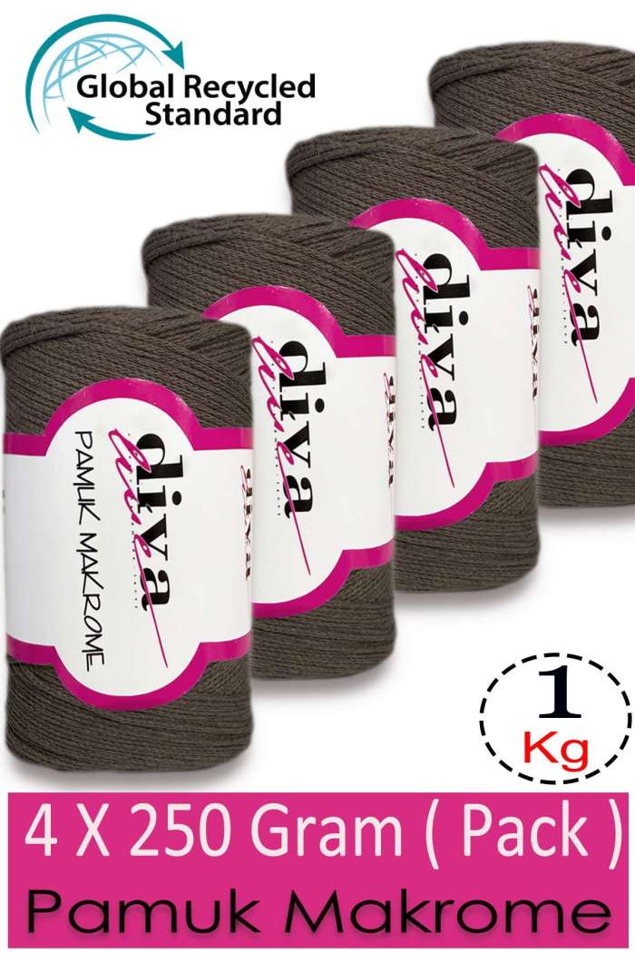 Diva Pamuk Makrome 258 ( 4 lü Paket) - Görsel 1