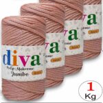 PP Makrome Jumbo 250 gr (4 mm) 70 Somon ( 4 lü Paket )