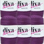 Diva Makrome İpi 160 Mor ( 6 lı Paket )