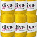 Diva Makrome İpi 56 Sarı ( 6 lı Paket )