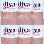Diva Makrome İpi 72 Toz Pembe ( 6 lı Paket )