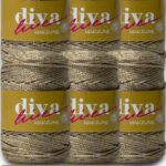 Diva Makrome İpi Simli 30A ( 6 lı Paket )