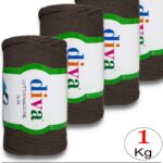 Diva Cotton Makrome İnce 169 Koyu Vizon ( 4 lü Paket )
