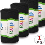 Diva Cotton Makrome İnce 2111 Siyah ( 4 lü Paket )