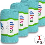 Diva Cotton Makrome İnce 2119 Mint ( 4 lü Paket )