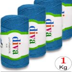 Diva Cotton Makrome İnce 2122 Okyanus ( 4 lü Paket )