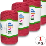 Diva Cotton Makrome İnce 2136 Nar Çiçeği ( 4 lü Paket )