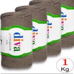Diva Cotton Makrome İnce 257 Vizon ( 4 lü Paket )