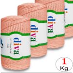 Diva Cotton Makrome İnce 2588 Yavruağzı ( 4 lü Paket )