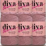 Diva Makrome Cotton Simli 1004 GUL ( 6 lı Paket )