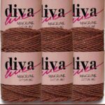 Diva Makrome Cotton Simli 1964 Tarçın ( 6 lı Paket )