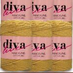 Diva Makrome Cotton Simli 1974 ALT ( 6 lı Paket )