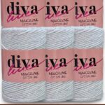 Diva Makrome Cotton Simli 2101 GMS ( 6 lı Paket )