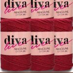 Diva Makrome Cotton Simli 2126 KRM ( 6 lı Paket )