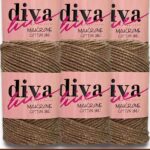 Diva Makrome Cotton Simli 222 ALT ( 6 lı Paket )