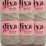 Diva Makrome Cotton Simli 2305 BKR ( 6 lı Paket )