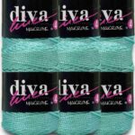 Diva Makrome İpi Kalın (No:4) 169 Mint ( 6 lı Paket )