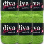 Diva Makrome İpi Kalın (No:4) 170 Fıstık ( 6 lı Paket )