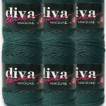 Diva Makrome İpi Kalın (No:4) 180 Ördek Başı ( 6 lı Paket )