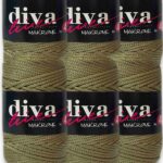 Diva Makrome İpi Kalın (No:4) 190 ( 6 lı Paket )